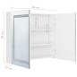 vidaXL LED-Spiegelschrank fürs Bad Glänzend Weiß 80x12x68 cm vidaXL LED-Spiegelschrank fürs Bad Glänzend Weiß 80x12x68 cm