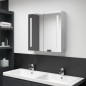 vidaXL LED-Bad-Spiegelschrank Betongrau 62x14x60 cm vidaXL LED-Bad-Spiegelschrank Betongrau 62x14x60 cm