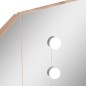 vidaXL Eck-Schminktisch mit LED Eichen-Optik 111x54x141,5 cm vidaXL Eck-Schminktisch mit LED Eichen-Optik 111x54x141,5 cm