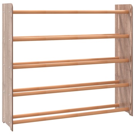 vidaXL Schuhregal Braun 90x24x81 cm Holzwerkstoff