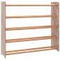 vidaXL Schuhregal Braun 90x24x81 cm Holzwerkstoff vidaXL Schuhregal Braun 90x24x81 cm Holzwerkstoff