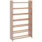 vidaXL Schuhregal Braun 65x24x117 cm Holzwerkstoff vidaXL Schuhregal Braun 65x24x117 cm Holzwerkstoff