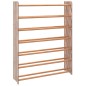 vidaXL Schuhregal Braun 90x24x117 cm Holzwerkstoff vidaXL Schuhregal Braun 90x24x117 cm Holzwerkstoff