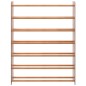 vidaXL Schuhregal Braun 90x24x117 cm Holzwerkstoff vidaXL Schuhregal Braun 90x24x117 cm Holzwerkstoff