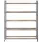 vidaXL Schuhregal Grau 65x24x81 cm Holzwerkstoff vidaXL Schuhregal Grau 65x24x81 cm Holzwerkstoff