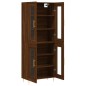 Highboard Braun Eichen-Optik 69,5x34x180 cm Holzwerkstoff Highboard Braun Eichen-Optik 69,5x34x180 cm Holzwerkstoff