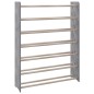 vidaXL Schuhregal Grau 90x24x117 cm Holzwerkstoff vidaXL Schuhregal Grau 90x24x117 cm Holzwerkstoff