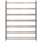 vidaXL Schuhregal Grau 90x24x117 cm Holzwerkstoff vidaXL Schuhregal Grau 90x24x117 cm Holzwerkstoff