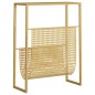 vidaXL Zeitschriftenständer Golden 35x15x45 cm Stahl vidaXL Zeitschriftenständer Golden 35x15x45 cm Stahl