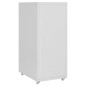 vidaXL Aktenschrank mit Rollen Grau 28x41x69 cm Metall vidaXL Aktenschrank mit Rollen Grau 28x41x69 cm Metall