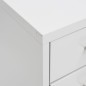 vidaXL Aktenschrank mit Rollen Grau 28x41x109 cm Metall vidaXL Aktenschrank mit Rollen Grau 28x41x109 cm Metall