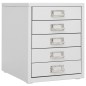 vidaXL Büroschrank Grau 28x35x35 cm Metall vidaXL Büroschrank Grau 28x35x35 cm Metall