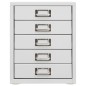 vidaXL Büroschrank Grau 28x35x35 cm Metall vidaXL Büroschrank Grau 28x35x35 cm Metall