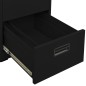 vidaXL Aktenschrank Schwarz 46x62x72,5 cm Stahl vidaXL Aktenschrank Schwarz 46x62x72,5 cm Stahl