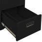 vidaXL Aktenschrank Schwarz 46x62x102,5 cm Stahl vidaXL Aktenschrank Schwarz 46x62x102,5 cm Stahl