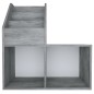 vidaXL Kinder-Bücherregal Betongrau 71x30x78,5 cm Holzwerkstoff vidaXL Kinder-Bücherregal Betongrau 71x30x78,5 cm Holzwerkstoff