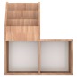 vidaXL Kinder-Bücherregal Sonoma-Eiche 71x30x78,5 cm Holzwerkstoff vidaXL Kinder-Bücherregal Sonoma-Eiche 71x30x78,5 cm Holzwerkstoff