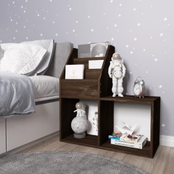 vidaXL Kinder-Bücherregal Räuchereiche 71x30x78,5 cm Holzwerkstoff