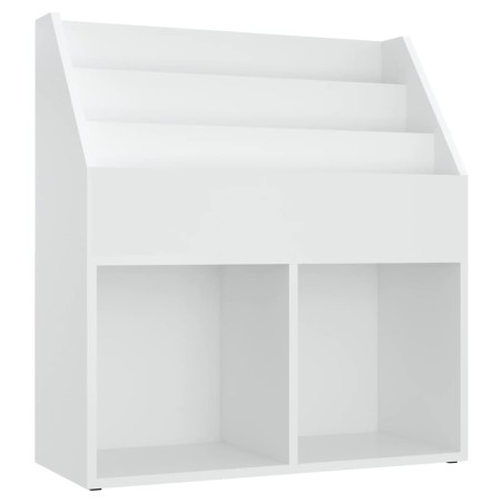 vidaXL Kinder-Bücherregal Weiß 71x30x78,5 cm Holzwerkstoff
