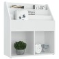 vidaXL Kinder-Bücherregal Weiß 71x30x78,5 cm Holzwerkstoff vidaXL Kinder-Bücherregal Weiß 71x30x78,5 cm Holzwerkstoff