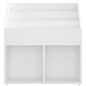 vidaXL Kinder-Bücherregal Weiß 71x30x78,5 cm Holzwerkstoff vidaXL Kinder-Bücherregal Weiß 71x30x78,5 cm Holzwerkstoff