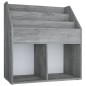 vidaXL Kinder-Bücherregal Betongrau 71x30x78,5 cm Holzwerkstoff vidaXL Kinder-Bücherregal Betongrau 71x30x78,5 cm Holzwerkstoff