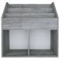 vidaXL Kinder-Bücherregal Betongrau 71x30x78,5 cm Holzwerkstoff vidaXL Kinder-Bücherregal Betongrau 71x30x78,5 cm Holzwerkstoff