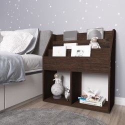 vidaXL Kinder-Bücherregal Räuchereiche 71x30x78,5 cm Holzwerkstoff
