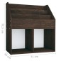 vidaXL Kinder-Bücherregal Räuchereiche 71x30x78,5 cm Holzwerkstoff vidaXL Kinder-Bücherregal Räuchereiche 71x30x78,5 cm Holzwerkstoff