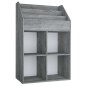 vidaXL Kinder-Bücherregal Betongrau 71x30x114 cm Spanplatte vidaXL Kinder-Bücherregal Betongrau 71x30x114 cm Spanplatte