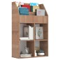vidaXL Kinder-Bücherregal Sonoma-Eiche 71x30x114 cm Spanplatte vidaXL Kinder-Bücherregal Sonoma-Eiche 71x30x114 cm Spanplatte