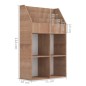 vidaXL Kinder-Bücherregal Sonoma-Eiche 71x30x114 cm Spanplatte vidaXL Kinder-Bücherregal Sonoma-Eiche 71x30x114 cm Spanplatte