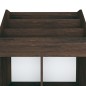 vidaXL Kinder-Bücherregal Räuchereiche 71x30x114 cm Spanplatte vidaXL Kinder-Bücherregal Räuchereiche 71x30x114 cm Spanplatte