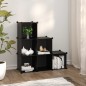 vidaXL Regalsystem mit 6 Würfeln Schwarz PP vidaXL Regalsystem mit 6 Würfeln Schwarz PP
