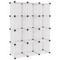 vidaXL Regalsystem mit 12 Würfeln Transparent PP vidaXL Regalsystem mit 12 Würfeln Transparent PP