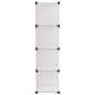 vidaXL Regalsystem mit 12 Würfeln Transparent PP vidaXL Regalsystem mit 12 Würfeln Transparent PP