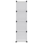vidaXL Regalsystem mit 12 Würfeln und Türen Transparent PP vidaXL Regalsystem mit 12 Würfeln und Türen Transparent PP