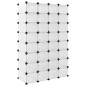 vidaXL Schuhregal Transparent 93x36,5x140 cm PP vidaXL Schuhregal Transparent 93x36,5x140 cm PP