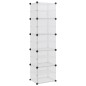 vidaXL Schuhregal Transparent 44x31,5x153,5 cm PP vidaXL Schuhregal Transparent 44x31,5x153,5 cm PP
