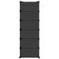 vidaXL Schuhregal Schwarz 94,5x36,5x106 cm PP vidaXL Schuhregal Schwarz 94,5x36,5x106 cm PP