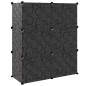 vidaXL Schuhregal Schwarz 84,5x31x93,5 cm PP vidaXL Schuhregal Schwarz 84,5x31x93,5 cm PP