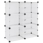 vidaXL Schuhregal Transparent 84x31,5x93 cm PP vidaXL Schuhregal Transparent 84x31,5x93 cm PP