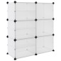 vidaXL Schuhregal Transparent 84x31,5x93 cm PP vidaXL Schuhregal Transparent 84x31,5x93 cm PP