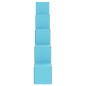 vidaXL Kinderschrank Modular mit 15 Würfeln Blau PP vidaXL Kinderschrank Modular mit 15 Würfeln Blau PP