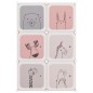 vidaXL Kinderschrank Modular mit 6 Würfeln Rosa PP vidaXL Kinderschrank Modular mit 6 Würfeln Rosa PP