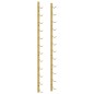 vidaXL Wand-Weinregal für 12 Flaschen Golden Eisen vidaXL Wand-Weinregal für 12 Flaschen Golden Eisen