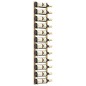 vidaXL Wand-Weinregal für 12 Flaschen Golden Eisen vidaXL Wand-Weinregal für 12 Flaschen Golden Eisen