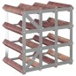 vidaXL Weinregal für 12 Flaschen Braun Massivholz Kiefer vidaXL Weinregal für 12 Flaschen Braun Massivholz Kiefer