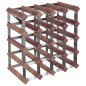 vidaXL Weinregal für 20 Flaschen Braun Massivholz Kiefer vidaXL Weinregal für 20 Flaschen Braun Massivholz Kiefer