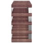 vidaXL Weinregal für 20 Flaschen Braun Massivholz Kiefer vidaXL Weinregal für 20 Flaschen Braun Massivholz Kiefer